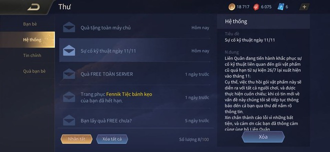 Hàng loạt game thủ Liên Quân lên tiếng giận dỗi Garena vì bị thu lại skin, có không giữ mất đừng tìm, giờ muốn giữ thì tìm ai? - Ảnh 2.