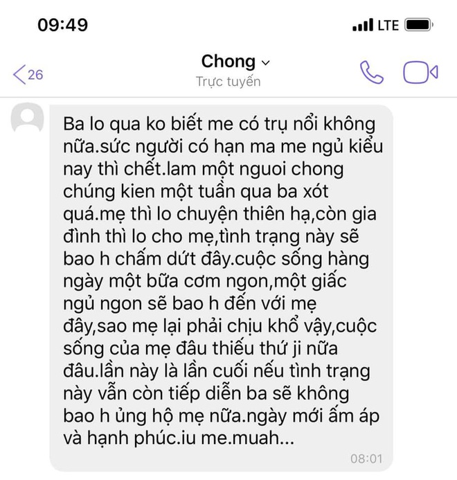 Yêu vợ như Công Vinh: Sáng nhắn tin mắng Thủy Tiên nhưng tối thừa nhận không muốn nhuộm tóc vì nàng thích chiếc chiếu cũ - Ảnh 2.