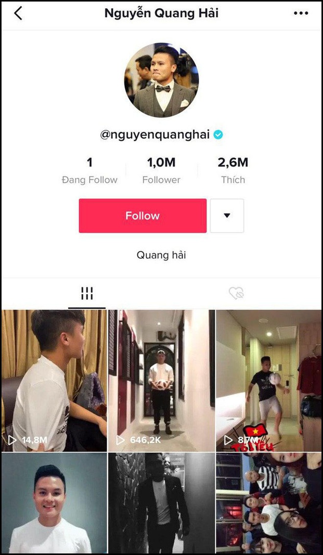 Quang Hải rời hội "follow mình em" trên TikTok 1,5 triệu fan, xóa luôn bức ảnh cuối cùng với Huỳnh Anh - Ảnh 3. Quang Hải rời hội "follow mình em" trên TikTok 1,5 triệu fan, xóa luôn bức ảnh cuối cùng với Huỳnh Anh - Ảnh 3.