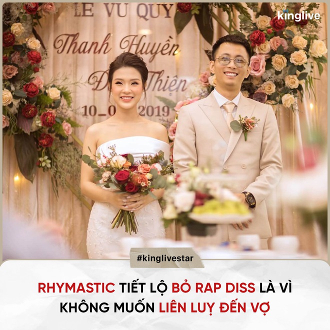 Bị thi&ecirc;n hạ đồn đo&aacute;n quyết t&acirc;m bỏ rap diss v&igrave; y&ecirc;u vợ, Rhymastic v&agrave;o tận nơi đ&iacute;nh ch&iacute;nh được fan ủng hộ nhiệt liệt! - Ảnh 1.