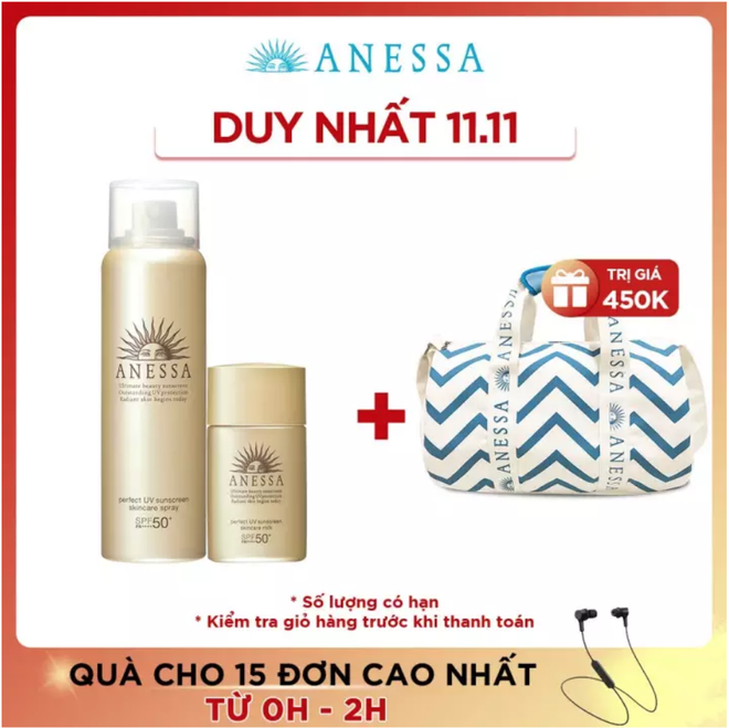 Kem chống nắng Anessa sale ác quá: Toàn giảm 30%, 40% cho combo siêu hời - Ảnh 1.