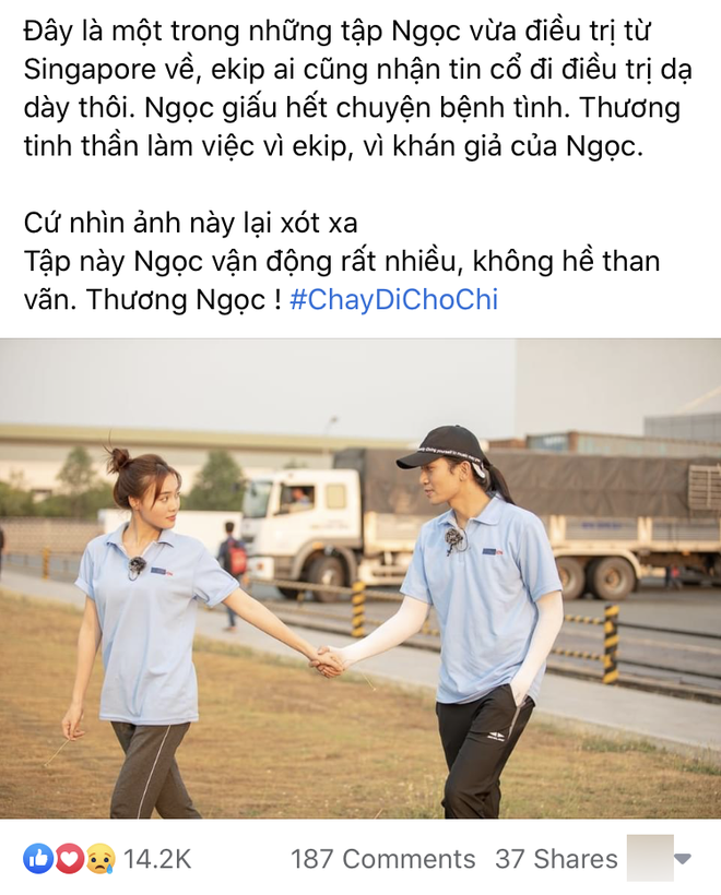 Chạy Đi Chờ Chi xác nhận không hề biết Ninh Dương Lan Ngọc chữa chạy ung thư, vẫn nhiệt tình quay dù vết thương rách - Ảnh 6.