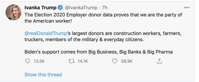 Giữa lúc nước sôi lửa bỏng, ông Trump đang ở thế bất lợi, “nữ thần” Ivanka Trump bất ngờ lên tiếng thu hút sự chú ý của công chúng - Ảnh 2. Giữa lúc nước sôi lửa bỏng, ông Trump đang ở thế bất lợi, “nữ thần” Ivanka Trump bất ngờ lên tiếng thu hút sự chú ý của công chúng - Ảnh 2.