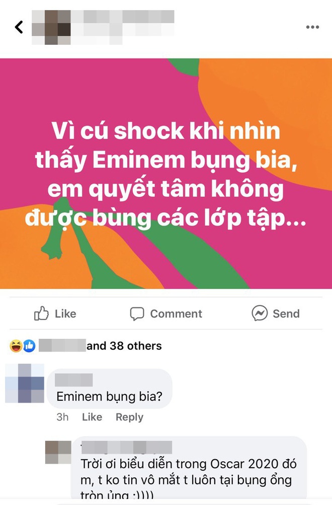 Lỡ hẹn tận... 18 năm, cuối cùng Eminem cũng trình diễn Lose Yourself tại Oscar nhưng chiếc bụng bia so cute lại chiếm hết spotlight - Ảnh 4.