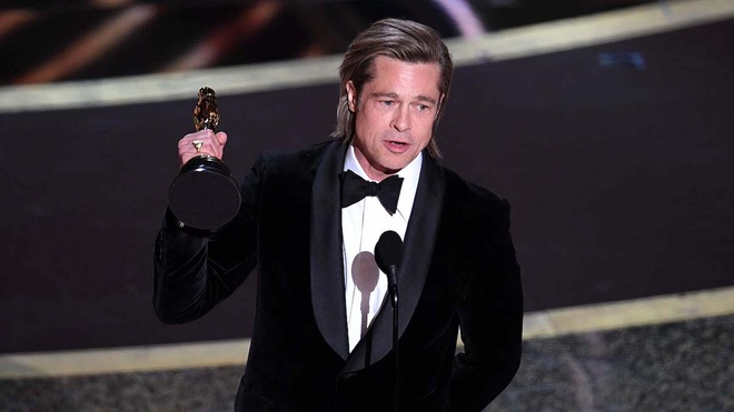 7 khoảnh khắc phát biểu đáng nhớ tại Oscar 2020: Chú Bong Parasite tỏ tình ngay trên sân khấu, Brad Pitt lầy lội cà khịa Tổng thống Trump - Ảnh 1.