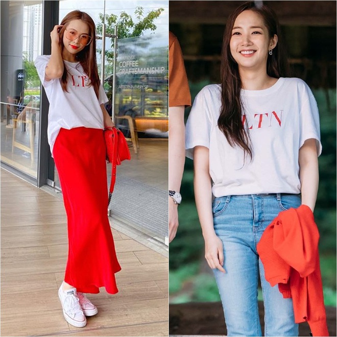 Bắt trend trễ 2 năm sau Park Min Young nhưng Sam vẫn khéo lên đồ lồng lộn hơn hẳn - Ảnh 5.