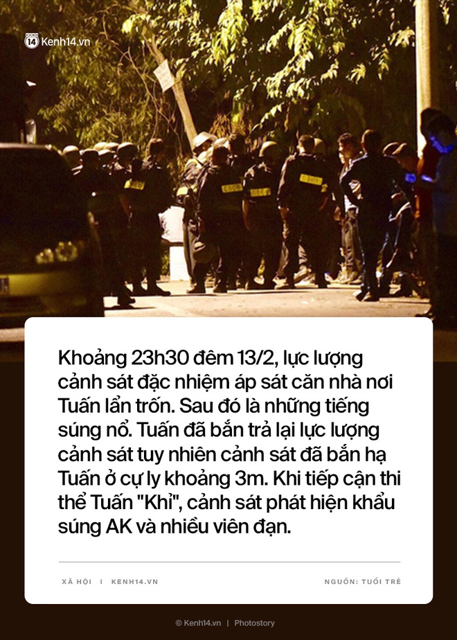 Toàn cảnh vụ Tuấn Khỉ bắn tử vong 5 người, bị công an vây bắt và tiêu diệt sau 16 ngày lẩn trốn - Ảnh 8.