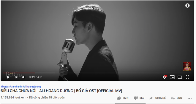 MV của B Ray và AMEE leo thẳng #7 trending sau nửa ngày, nhưng OST Bố già view nhỉnh hơn hẳn lại mất hút trên top trending dù ra cùng thời điểm? - Ảnh 5.