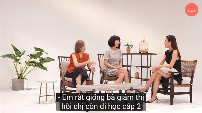 Tư vấn t&igrave;nh y&ecirc;u cho Cao Thi&ecirc;n Trang t&aacute;o bạo v&agrave; qu&aacute; chất, Tr&aacute;c Th&uacute;y Mi&ecirc;u phải tự khen m&igrave;nh: Chị c&ograve;n thấy chị hay nữa em ơi! - Ảnh 3.
