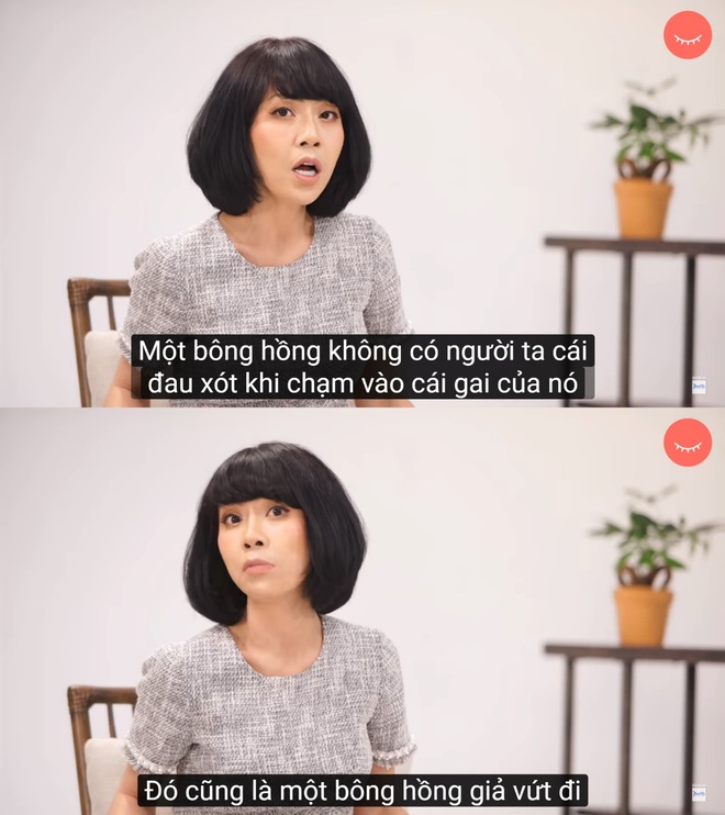 Tư vấn t&igrave;nh y&ecirc;u cho Cao Thi&ecirc;n Trang t&aacute;o bạo v&agrave; qu&aacute; chất, Tr&aacute;c Th&uacute;y Mi&ecirc;u phải tự khen m&igrave;nh: Chị c&ograve;n thấy chị hay nữa em ơi! - Ảnh 6.