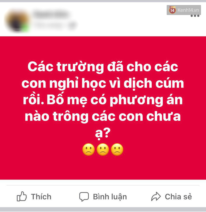 Học sinh được nghỉ học tránh virus corona, cha mẹ cãi nhau: Ở nhà làm việc online hay thay nhau nghỉ để trông con, dạy con học? - Ảnh 1.