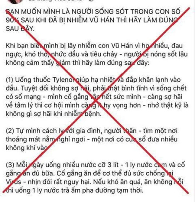 Tự sáng tạo ra cách chữa dịch Covid 19 rồi đăng lên mạng xã hội, người phụ nữ bị triệu tập - Ảnh 1.