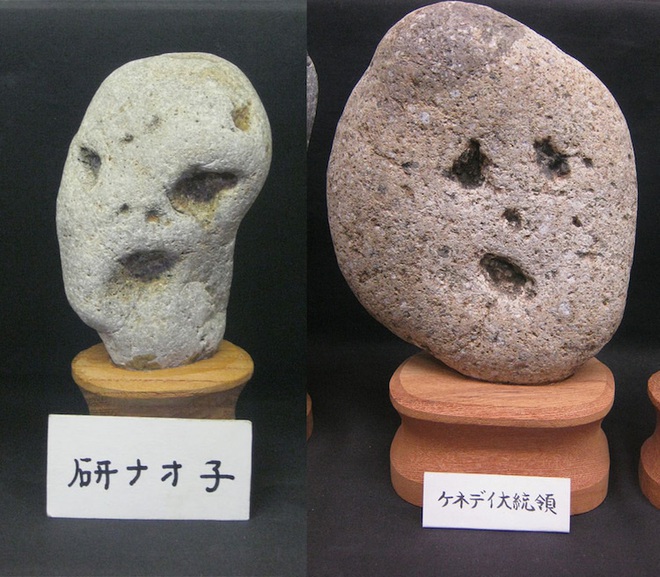 Bảo tàng đá mặt người với hàng trăm sắc thái khác nhau ở Nhật Bản, có tác phẩm còn “cosplay” cả danh ca Elvis Presley đình đám - Ảnh 2.