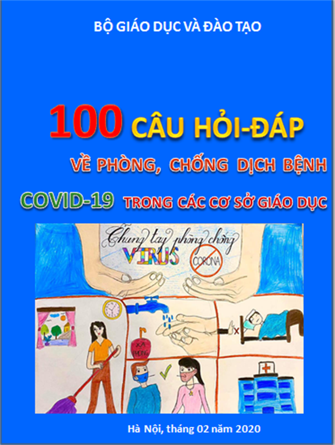 Bộ GD-ĐT công bố tài liệu 100 câu hỏi - đáp về phòng, chống dịch bệnh Covid-19 trong các cơ sở giáo dục - Ảnh 1.