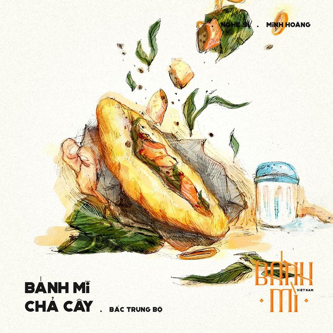 Bộ tranh tôn vinh các thể loại bánh mì Việt Nam đang được nhấn nút share kịch liệt, dân mạng không khỏi tự hào về đặc sản nước nhà - Ảnh 10.