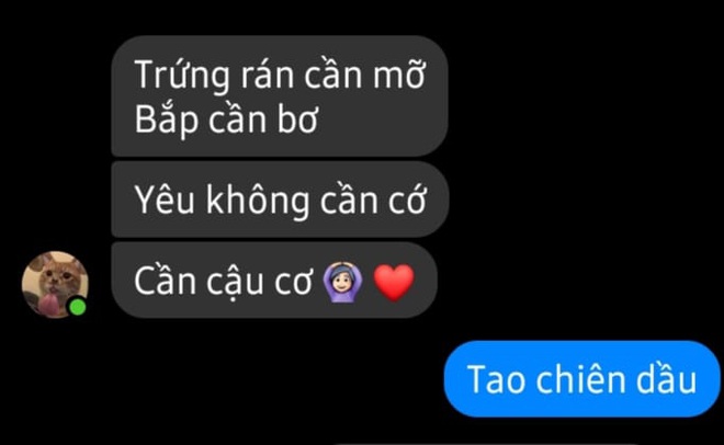 Luận văn né thính trình độ tiến sĩ: Trứng rán cần mỡ, bắp cần bơ... nhưng mình chiên dầu nên không cần bạn đâu bạn ơi! - Ảnh 1.