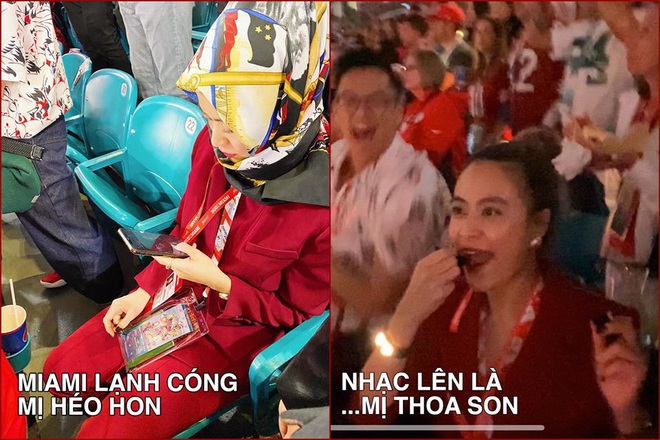 Có 2 Hoàng Thùy Linh tại Super Bowl: Lúc xem đấu bóng thì như bà già, nhạc lên một cái là vội thoa son quẩy cùng Shakira và J.Lo ngay lập tức! - Ảnh 1.