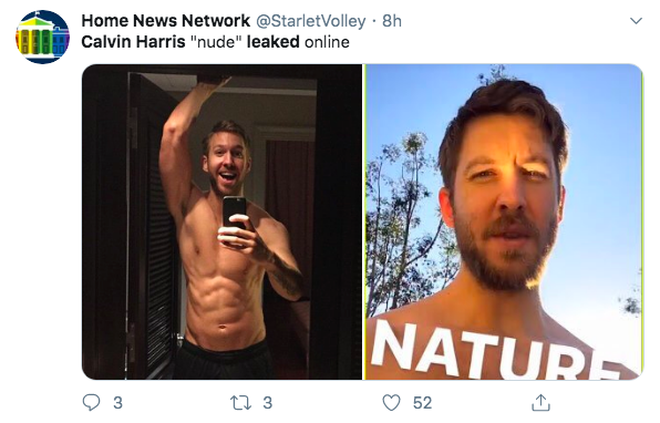 Calvin harris leaked nudes