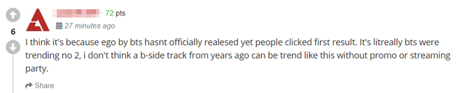 Ca kh&uacute;c 8 năm tuổi của BIGBANG đang y&ecirc;n đang l&agrave;nh bỗng leo thẳng l&ecirc;n no.1 trending Melon l&agrave;m fan ngỡ ng&agrave;ng, tất cả l&agrave; nhờ&hellip; BTS? - Ảnh 5.