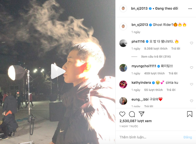 Ph&oacute; Chủ tịch Park Seo Joon để t&oacute;c ướt test thử thời tiết lạnh buốt &oacute;c ở H&agrave;n v&agrave; c&aacute;i kết bốc kh&oacute;i theo đ&uacute;ng nghĩa đen - Ảnh 3.