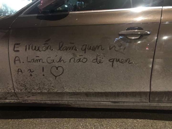 Xôn xao câu chuyện cô gái viết lời làm quen trên xế sang Audi, bị vợ chủ xe chụp luôn ảnh, đăng lên mạng dằn mặt cực gắt - Ảnh 2.