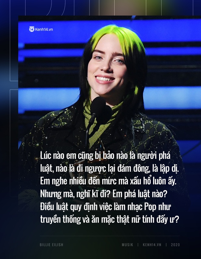 Billie Eilish tự nhận mình vừa lùn vừa béo, không thích vào phòng thu để thu âm và dám đứng lên bảo vệ Drake trước sự độc hại của Internet - Ảnh 1.