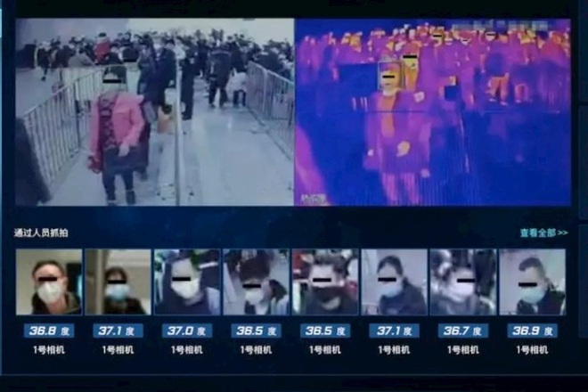 Chống dịch corona kiểu Bắc Kinh: Triển khai hệ thống đo nhiệt độ từ xa, quét 15 người/giây, sai số 0,3 độ C - Ảnh 1.