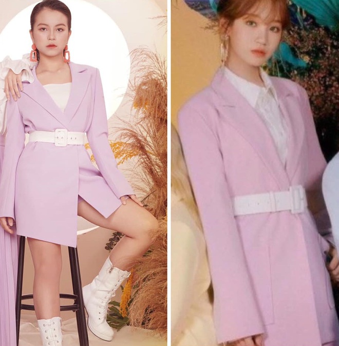 Chụp ảnh giống từ outfit đến background, nhóm nhạc “chị em” của AKB48 tại Việt Nam bị nghi “đạo” ý tưởng IZ*ONE trong bộ ảnh mới? - Ảnh 2.