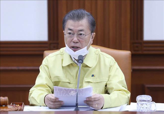 Tổng thống Hàn Quốc đánh giá dịch COVID-19 bước vào giai đoạn ổn định - Ảnh 1.