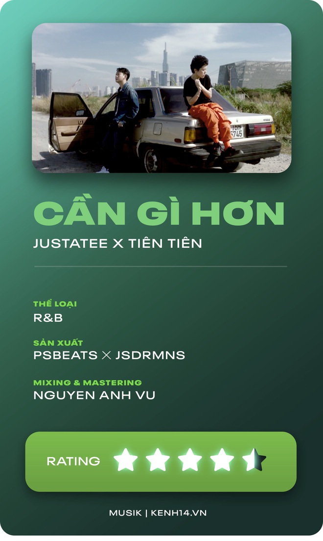 Cần Gì Hơn - Tiên Tiên kết hợp Justatee và JSDRMNS cho 1 bản R&B vượt xa mong đợi của nhạc Việt - Ảnh 11.