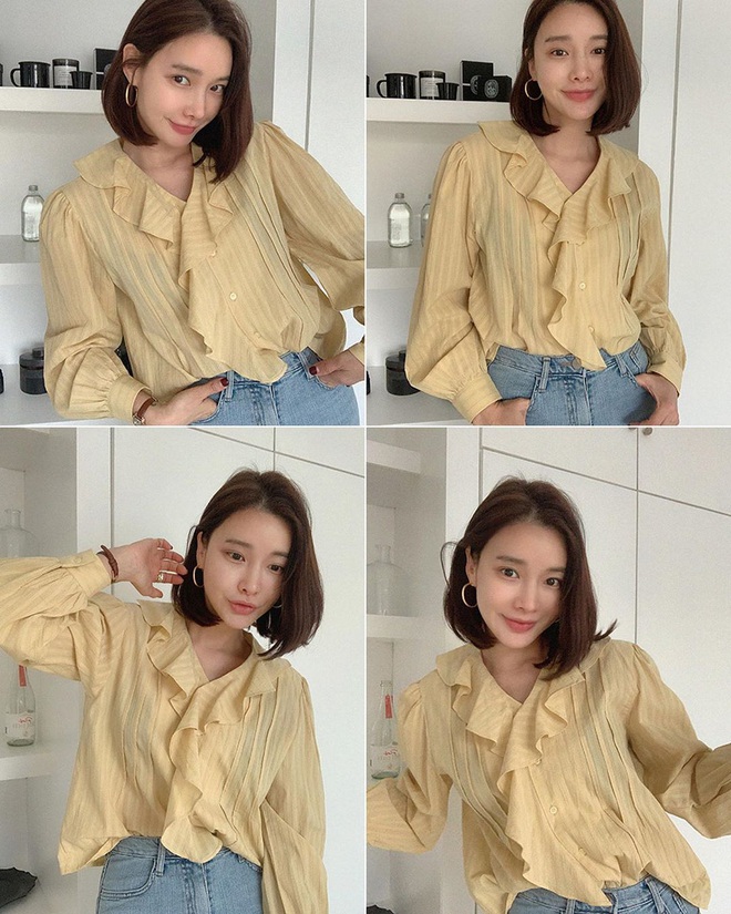 Đáng sắm nhất lúc này là áo blouse tay bồng, diện thế nào cũng ra được vẻ chanh sả kiêu kỳ - Ảnh 13.