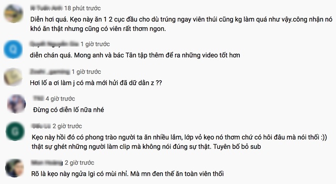 Bắt trend cũ rích từ năm 2015, con trai bà Tân Vlog còn bị tố là diễn lố khi mang món kẹo thối đi troll mẹ - Ảnh 3.