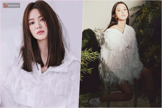 Thật cân não khi Song Hye Kyo - Jisoo đụng hàng: Tường thành nhan sắc kín như bưng, idol trẻ buông lơi lả lướt quá - Ảnh 7.