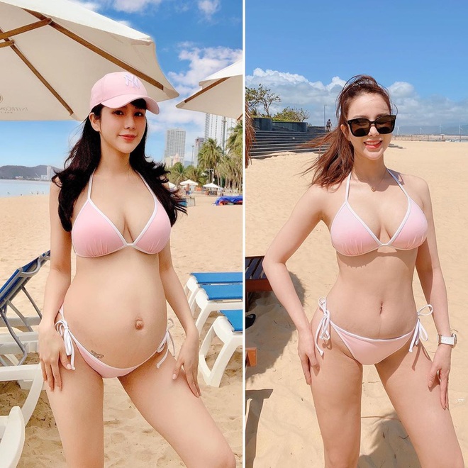 Mẹ bỉm sữa nào cũng phải trầm trồ khi Diệp Lâm Anh diện bikini cũ: Lại dáng xuất sắc, đường cong đâu ra đó chỉ 4 tháng sau sinh - Ảnh 1.