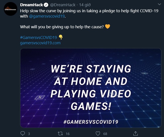 Cộng đồng game thủ thế giới phát động chiến dịch Stay home play game - Ở nhà chơi game, cùng nhau đẩy lùi dịch Covid-19 - Ảnh 3.