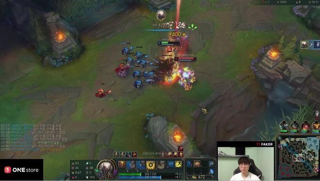 Bị rừng bạn gh&eacute; thăm, Faker nhanh ch&oacute;ng lật k&egrave;o, hốt nhẹ double kill với Pantheon - Ảnh 2.