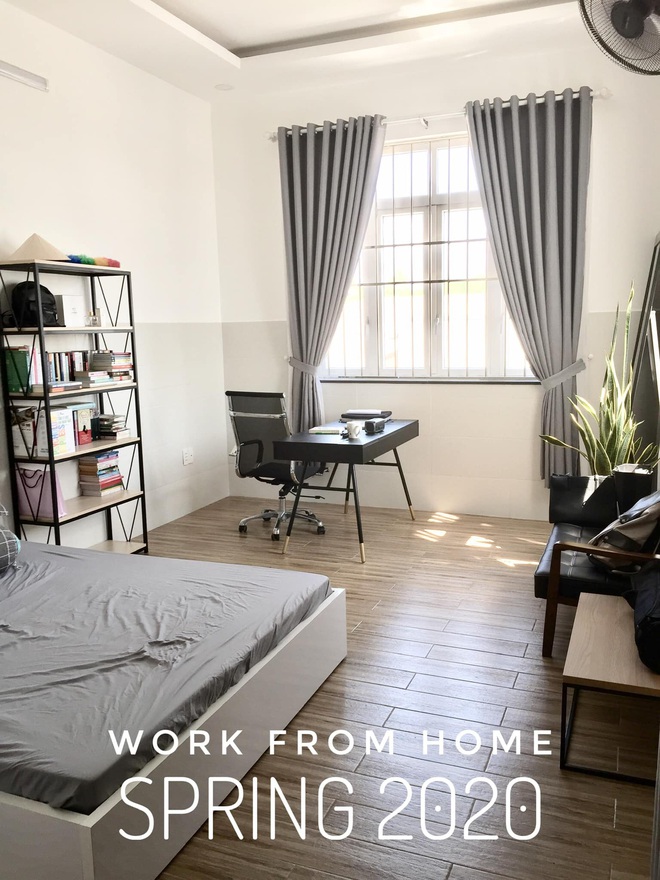 Dân tình đua nhau khoe góc làm việc xinh như quán cà phê: Work from home mà chill như này thì làm việc năng suất lắm đây - Ảnh 13.