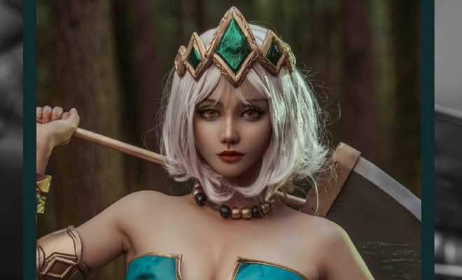 Ngất ngây với những bộ ảnh cosplay Qiyana Nữ hoàng nguyên tố chuẩn đến từng centimet! - Ảnh 1.