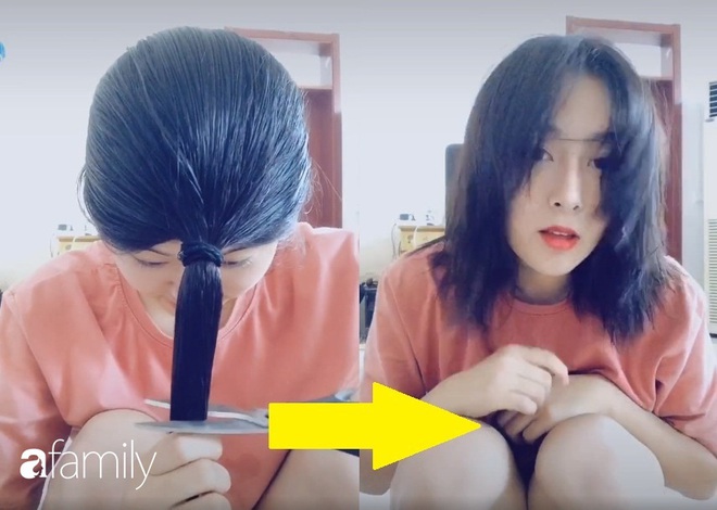 Cách tự cắt tóc tại nhà của hội con gái Trung Quốc, chẳng cần ra tiệm mà  vẫn xịn sò ra trò