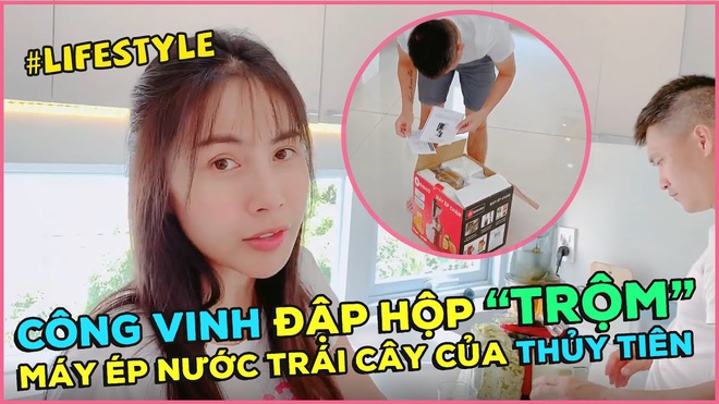 Người ta thì đập hộp giày hiệu, túi hiệu, riêng nhà Thuỷ Tiên mỗi lần đập hộp là toàn... máy chế biến đồ ăn, thức uống - Ảnh 11.