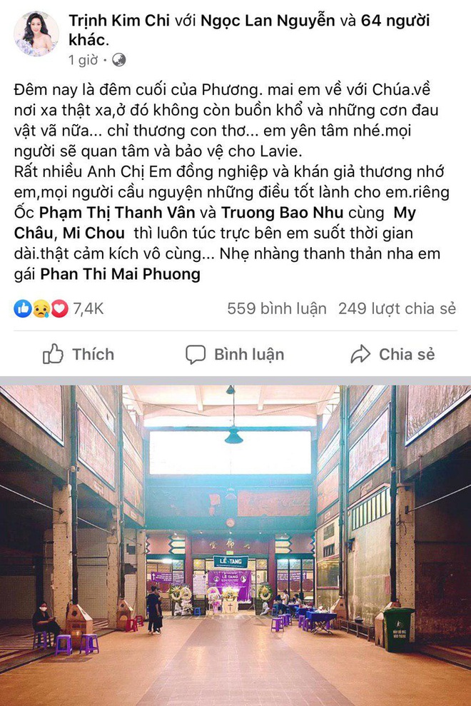 NS Trịnh Kim Chi, Gia Bảo cùng nhiều đồng nghiệp không nén được đau thương trong đêm trước khi tiễn biệt Mai Phương về nơi an nghỉ cuối cùng - Ảnh 2.