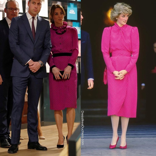 C&ocirc;ng nương Kate hạ đo v&aacute;n em d&acirc;u Meghan khi lần đầu ti&ecirc;n diện bộ đồ cũ đặc biệt, đẹp chẳng k&eacute;m mẹ chồng Diana khi xưa - Ảnh 3.