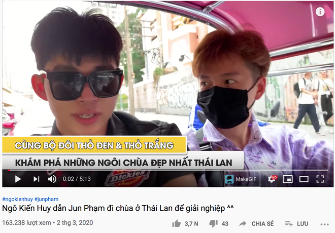 Bắt quả tang Ngô Kiến Huy và Jun Phạm rủ nhau đi mảnh sang Bangkok lên chùa để... cầu duyên - Ảnh 4.