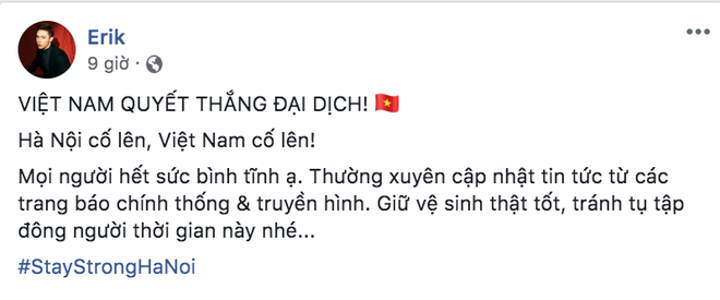 Dàn sao Việt trấn an công chúng khi Việt Nam xuất hiện ca nhiễm Covid-19 thứ 17: Trấn Thành và Thu Trang đáng chú ý nhất! - Ảnh 11.