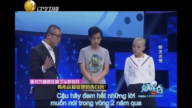 C&ocirc; g&aacute;i cạo trọc đầu để tỏ t&igrave;nh nhưng lại bị nam ch&iacute;nh từ chối bằng một h&agrave;nh động phũ ph&agrave;ng! - Ảnh 1.