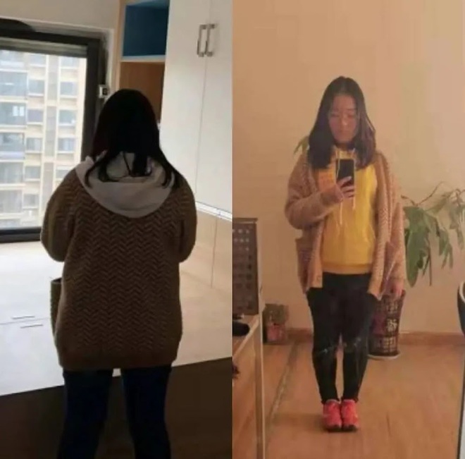 Từng cắn răng cố gắng giảm cân, cô gái trẻ người Trung giảm thành công hơn 16kg, hưởng thụ chế độ ăn kiêng - Ảnh 1.