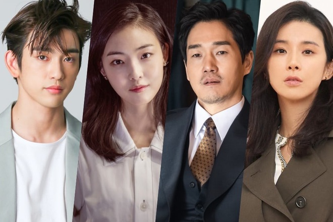 Lee Bo Young bỏ chồng đẹp trai chạy theo mối tình đầu, Jinyoung (GOT7) cặp kè gái xinh trong phim lãng mạn Blossom - Ảnh 2.