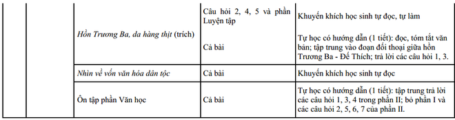 Môn Ngữ Văn lớp 12 đã được Bộ Giáo dục giảm bớt những nội dung nào? - Ảnh 2.