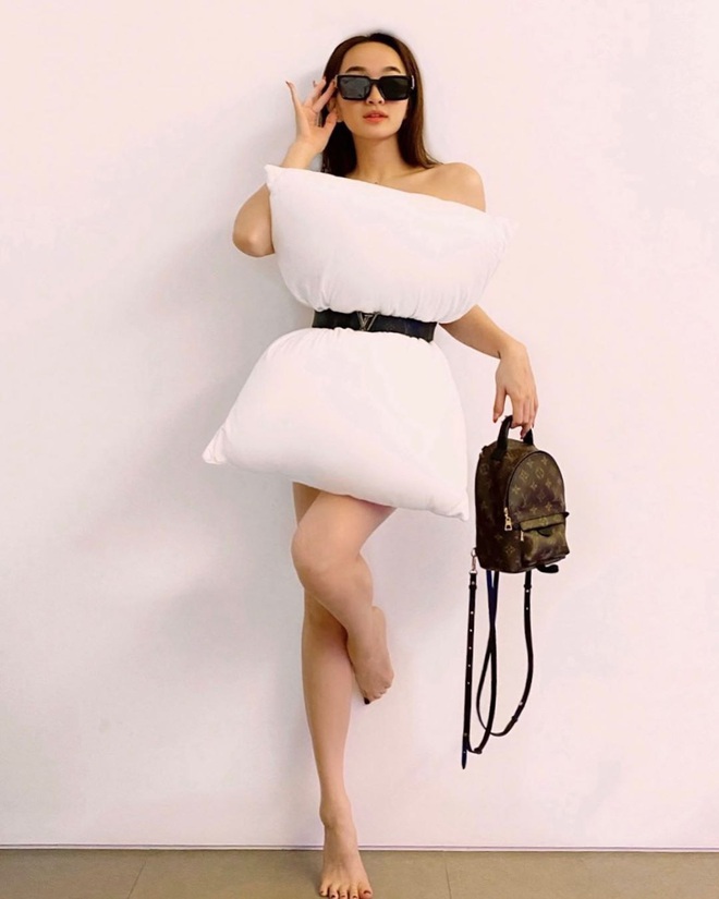 Châu Bùi và Khánh Linh giữ vững thần thái fashionista, Trang Hý giật giải mặn mòi nhất khi bắt trend thời trang chiếc gối - Ảnh 9.