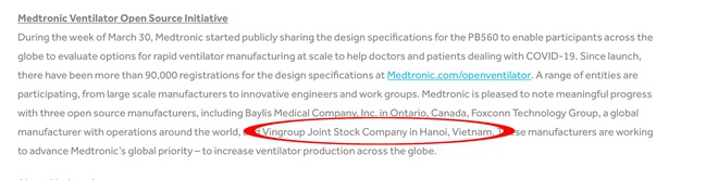 Tập đoàn y tế hàng đầu thế giới cấp phép cho 3 đơn vị sản xuất máy thở, 1 trong số đó là tập đoàn của Việt Nam - Ảnh 2.